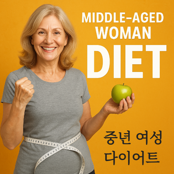 중년 여성 다이어트 외국인 여성 이미지