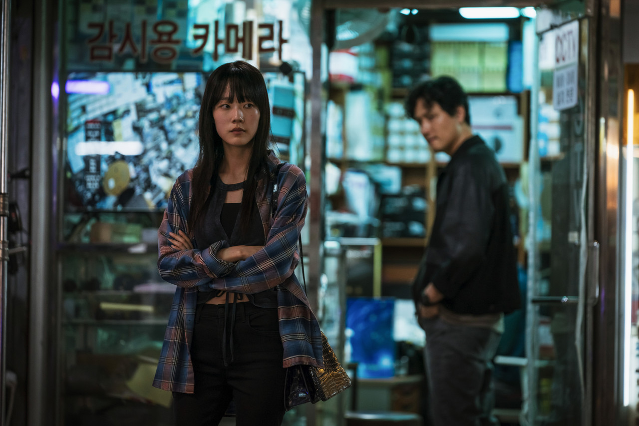 영화 야당 한장면 채원빈 배우님