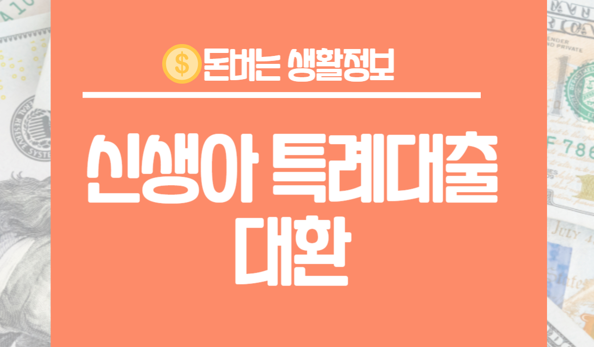 신생아 특례대출 대환