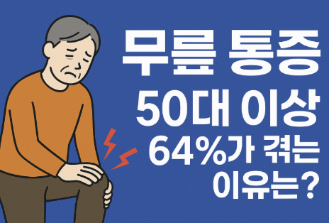 무읖 통증 50대 이상 64%가 겪는 이유는