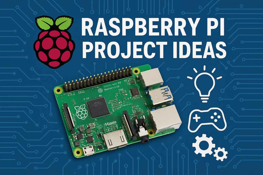 다양한 라즈베리프로젝트 아이디어를 표현하는 이미지