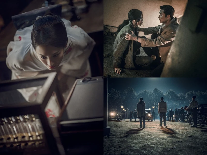경성크리처 시즌 1에 주요 인물이 등장하는 장면