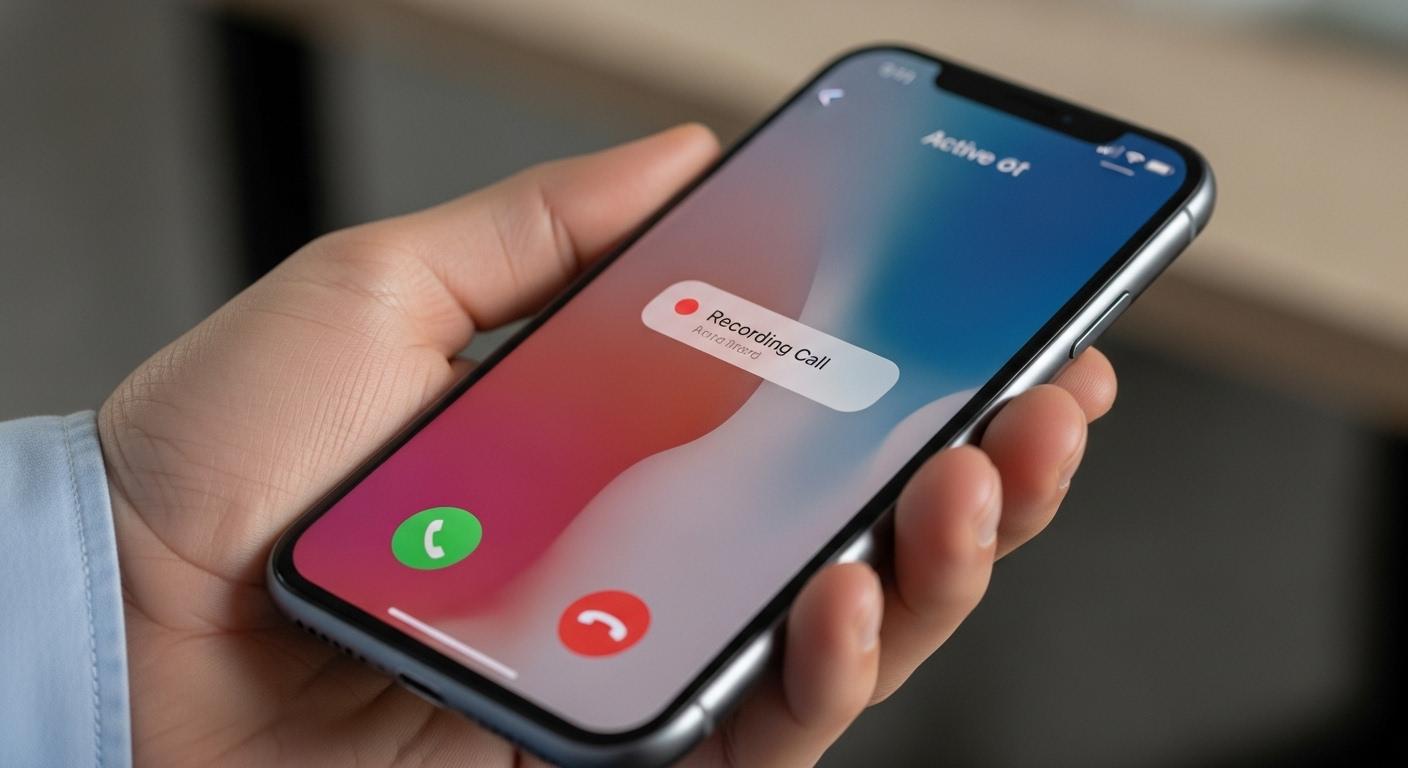 아이폰 통화 녹음 고지 멘트