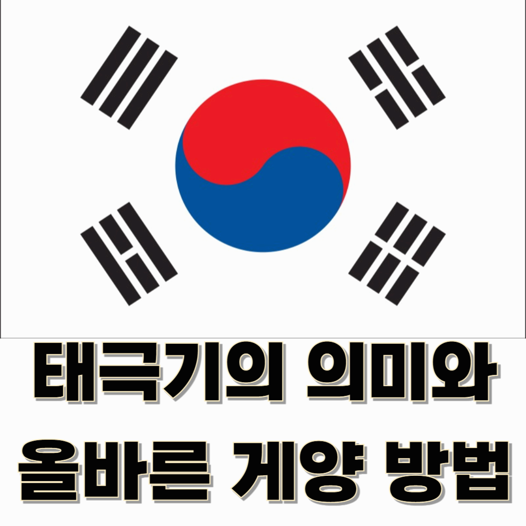 태극기의 의미와 올바른 게양 방법: 대한민국 국기의 상징성과 실천 가이드