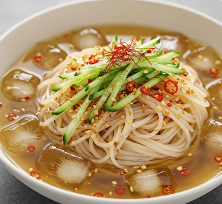 여름철 보양식 시원한 냉면 음식 사진