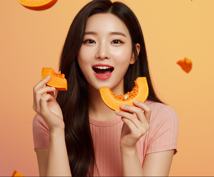 단호박 효능 : 눈건강 지킴이, 다이어트 변비 예방