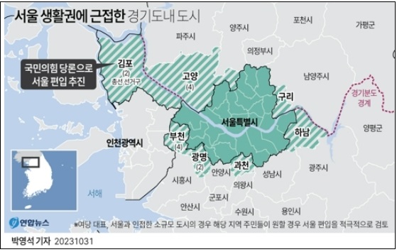 김포시&nbsp;서울시&nbsp;편입과 '경기북부특별자치도'&nbsp;설치&nbsp;추진...가능성 있나 ㅣ 전문가들 생각은