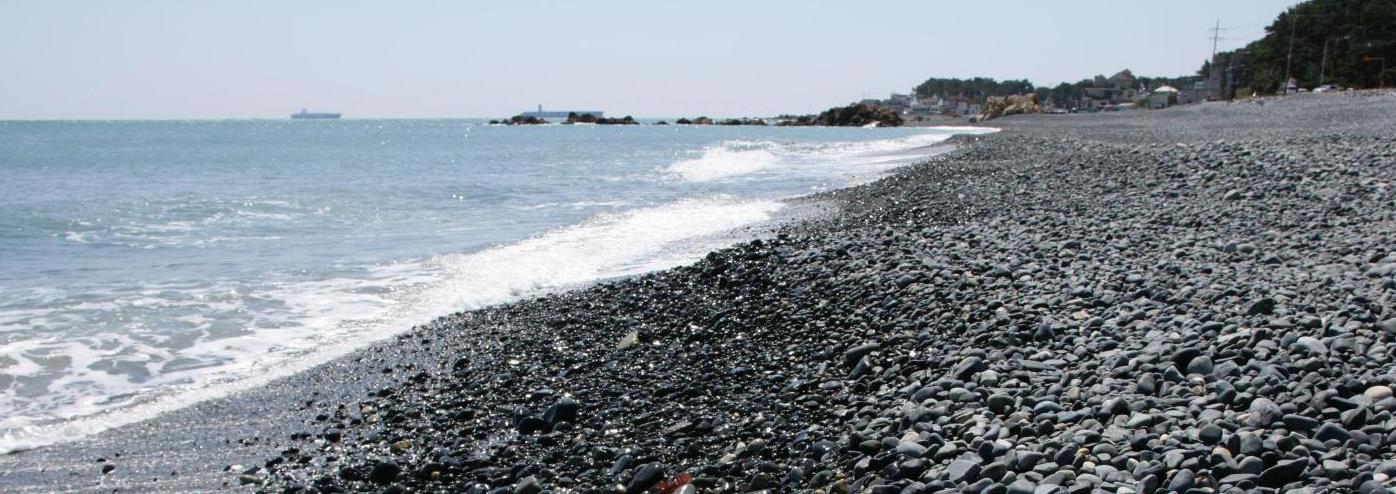 울산 주전 몽돌해수욕장