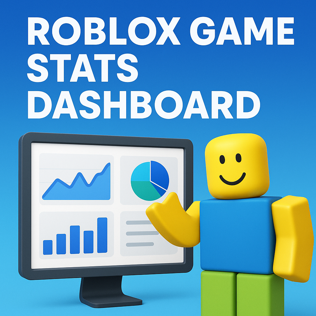 로블록스 게임 내 통계 대시보드 만들기