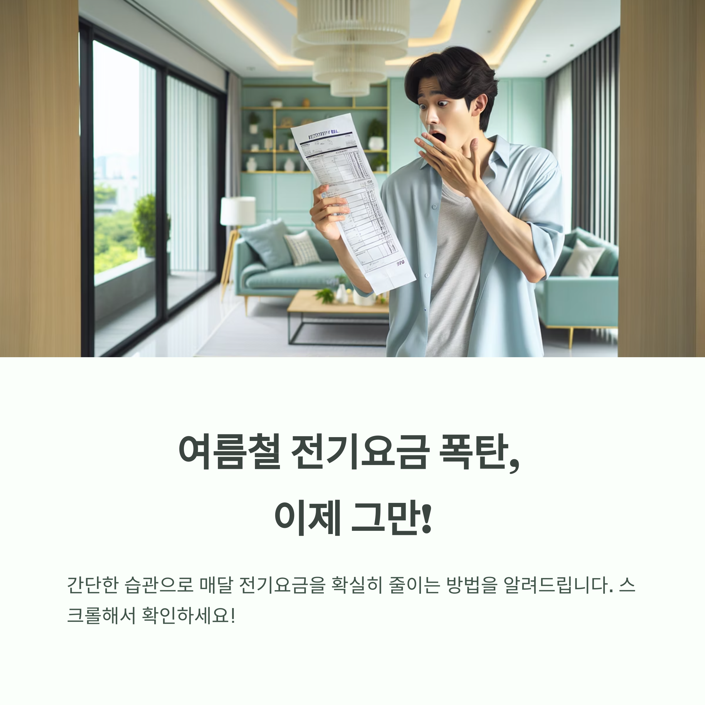 전문가가 알려주는 여름철 전기요금 절약법과 실제 효과