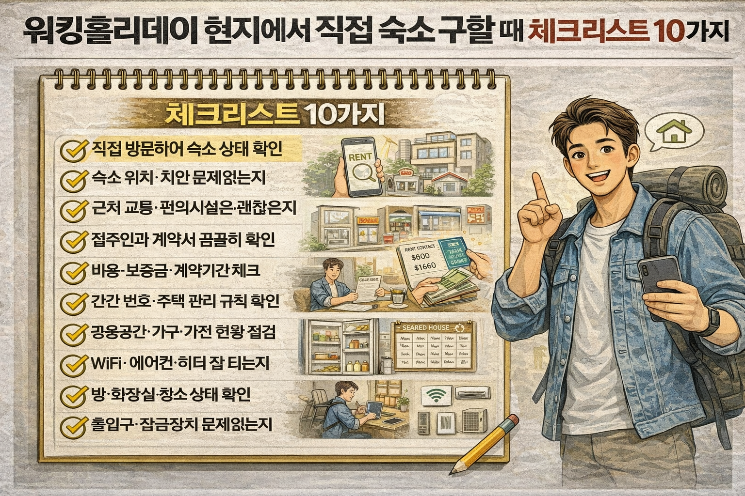 워킹홀리데이 관련 사진 첨부