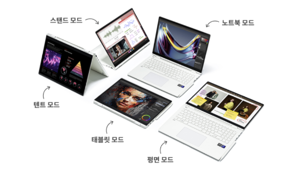lg 그램프로 360 여라가지 모드