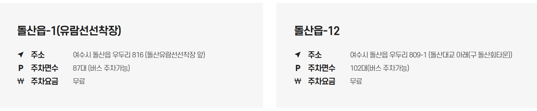 여수케이블카 요금