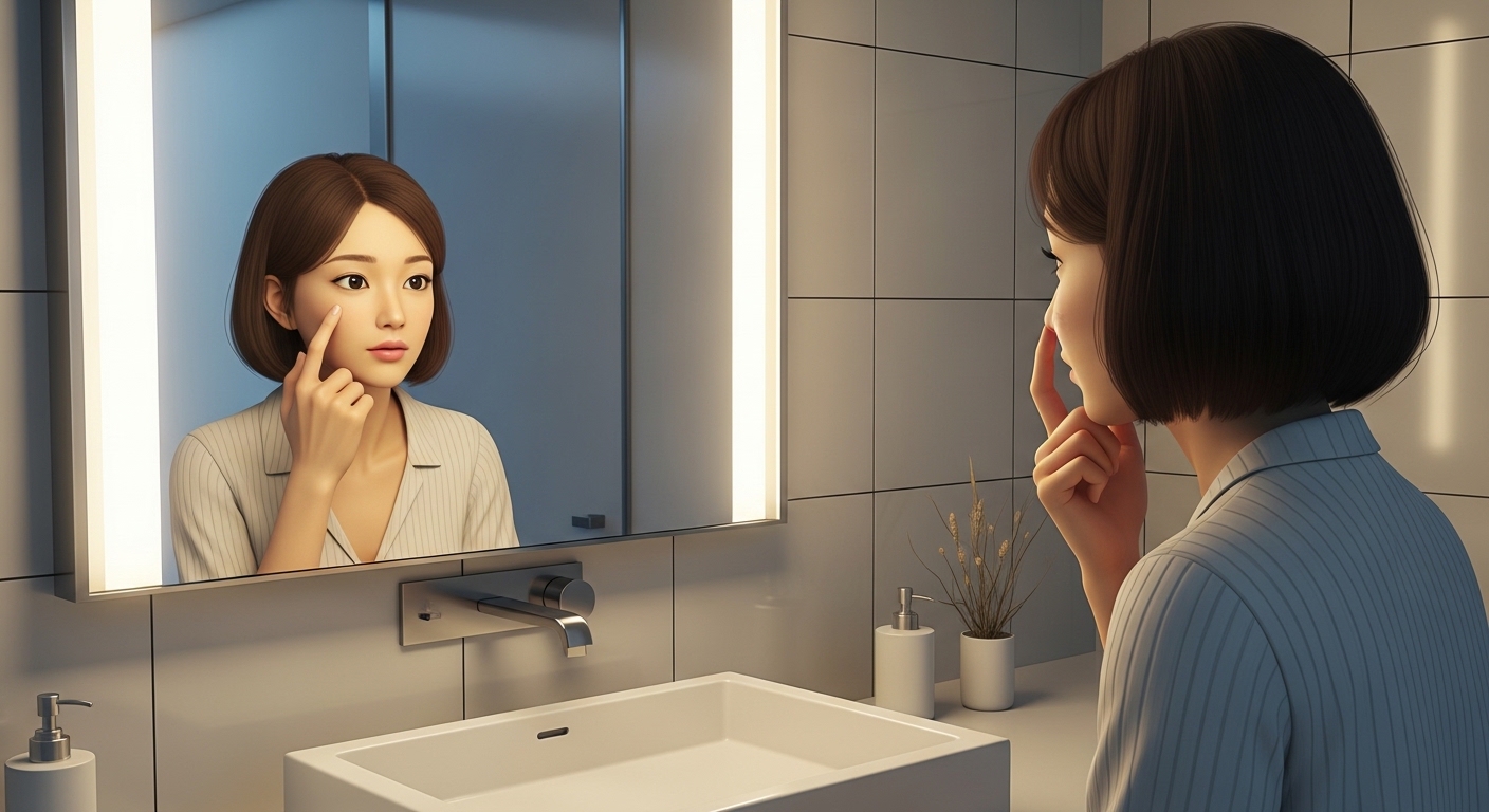 편평사마귀,눈밑돌기