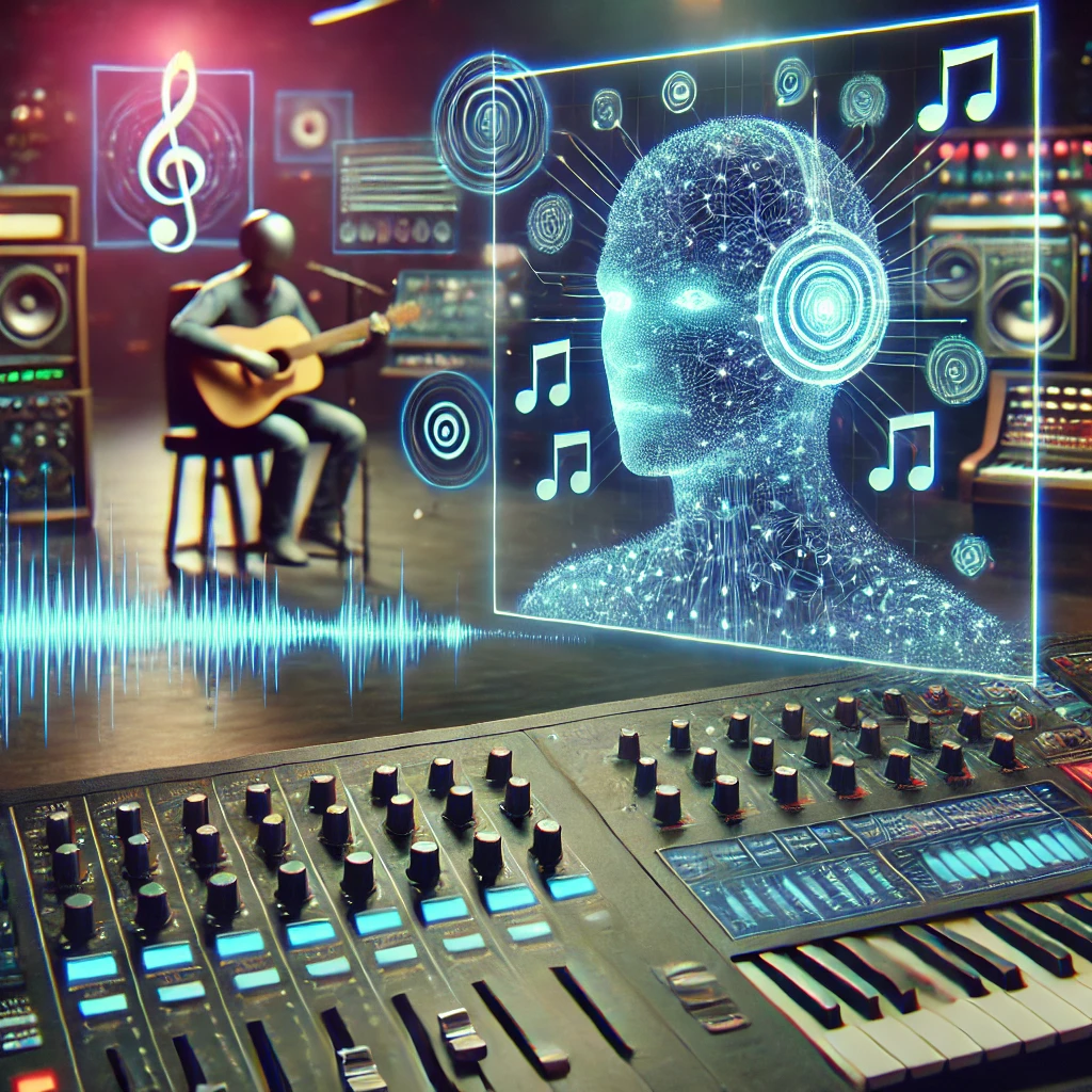 AI 음악 생성 도구 이미지