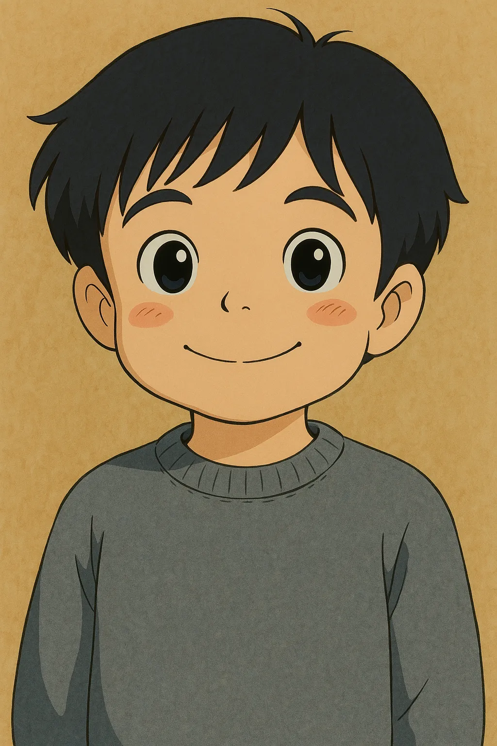 지브리 스타일 예시