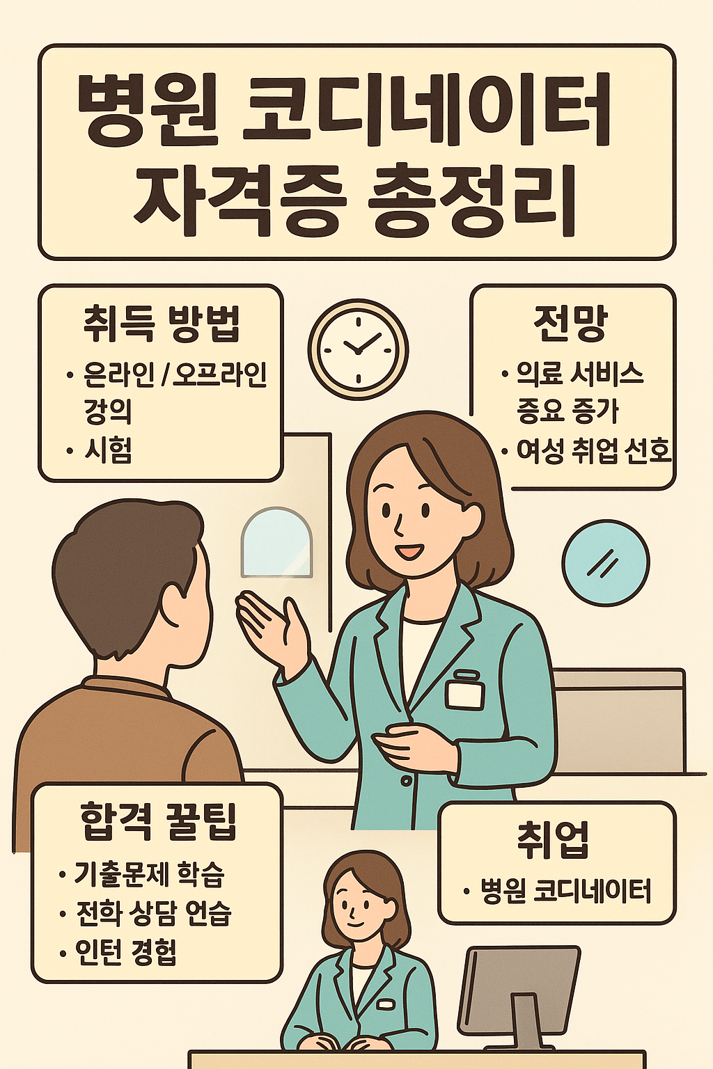 병원 코디네이터 자격증 총정리 &ndash; 취득 방법, 전망, 합격 꿀팁