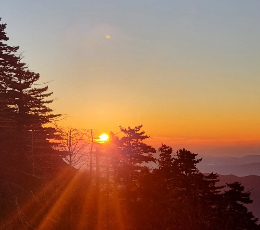 산청 지리산 천왕봉 일출