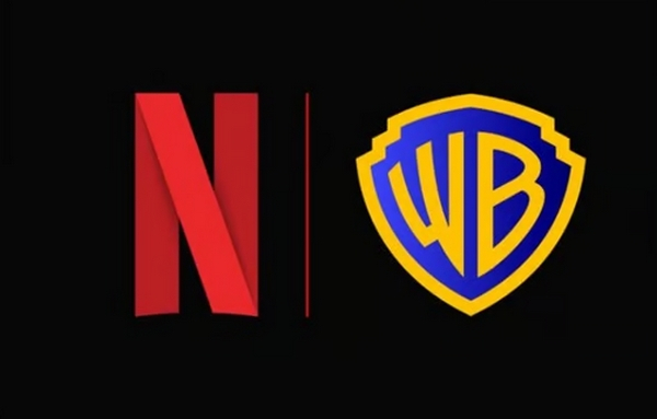 넷플릭스가 약 106조원에 워너브러더스 디스커버리를 인수했다. 사진은 넷플릭스와 워너브러더스 로고.