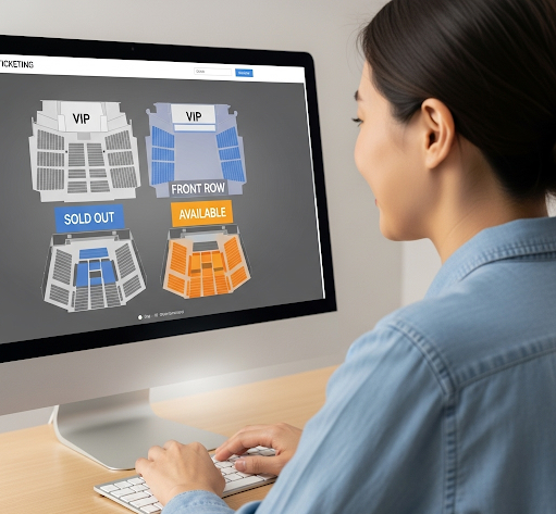 가장 먼저 매진되는 VIP석. 욕심을 버리고 다른 좋은 좌석을 노리는 것도 전략입니다.
