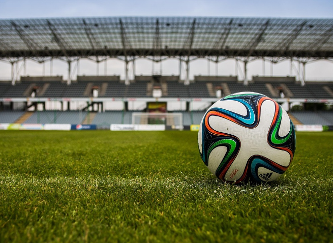 축구 경기장의 모습