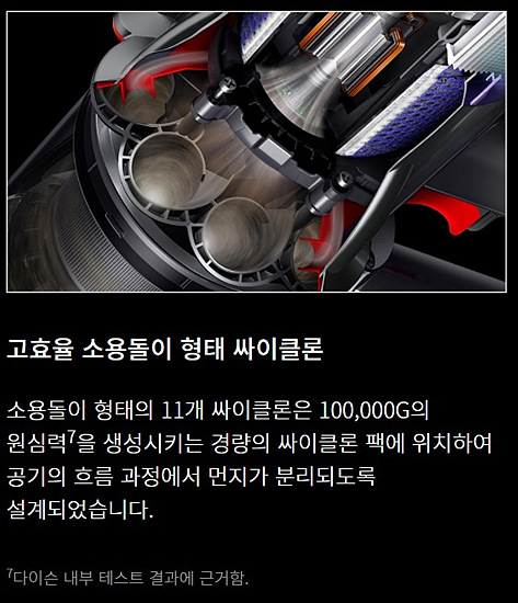 다이슨 다지털 슬림 성능 안내