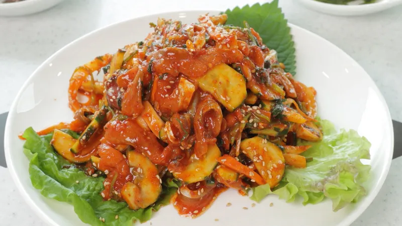 준치회무침