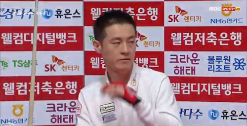 웰컴저축은행 웰뱅 PBA챔피언십 4강 준결승 첫경기 김임권 최원준 선수의 경기