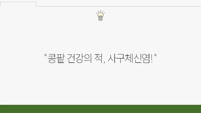 사구쳋4신염 증상 및 원인, 치료 방법 알아보기