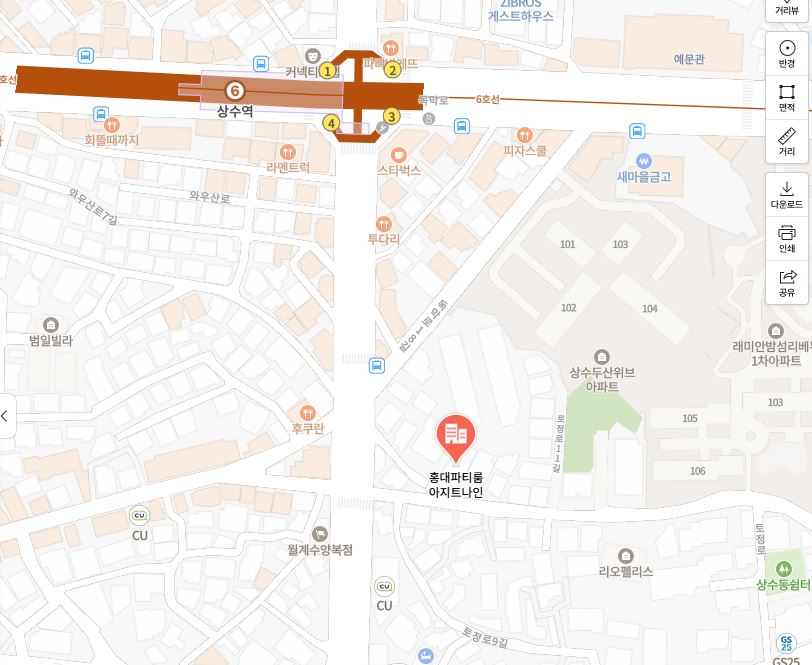 아지트나인 지도