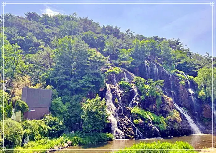 서대문, 홍제천 맛집 폭포뷰, 외부 음식 반입 가능, 아메리카노