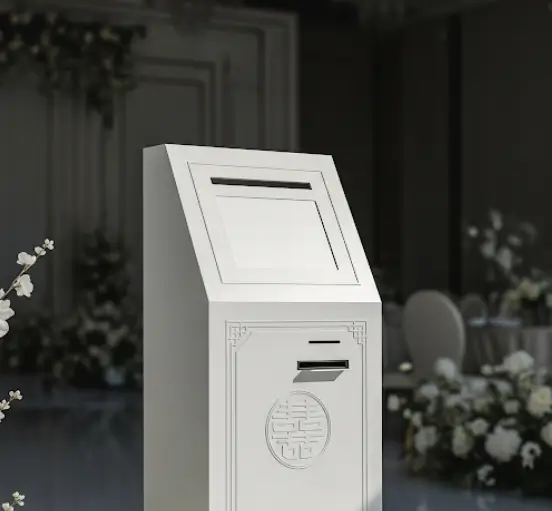 축의금 키오스크 사용방법