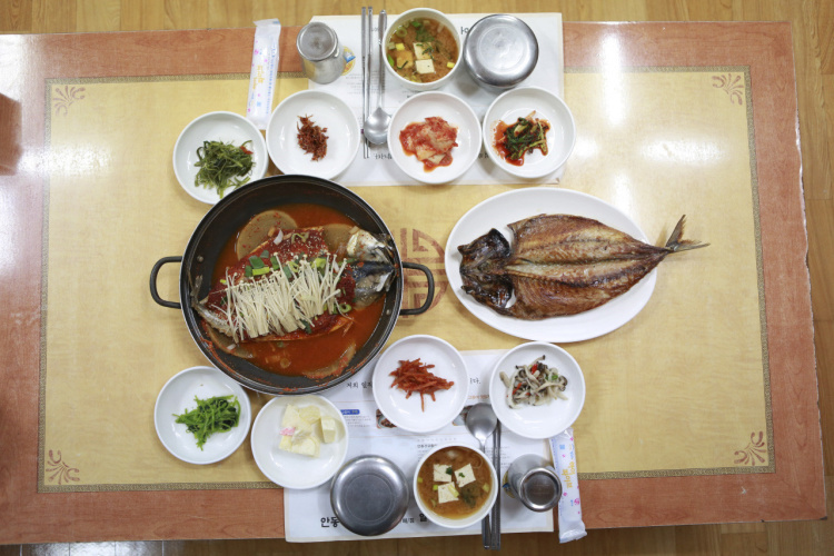 일직식당 간고등어 정식