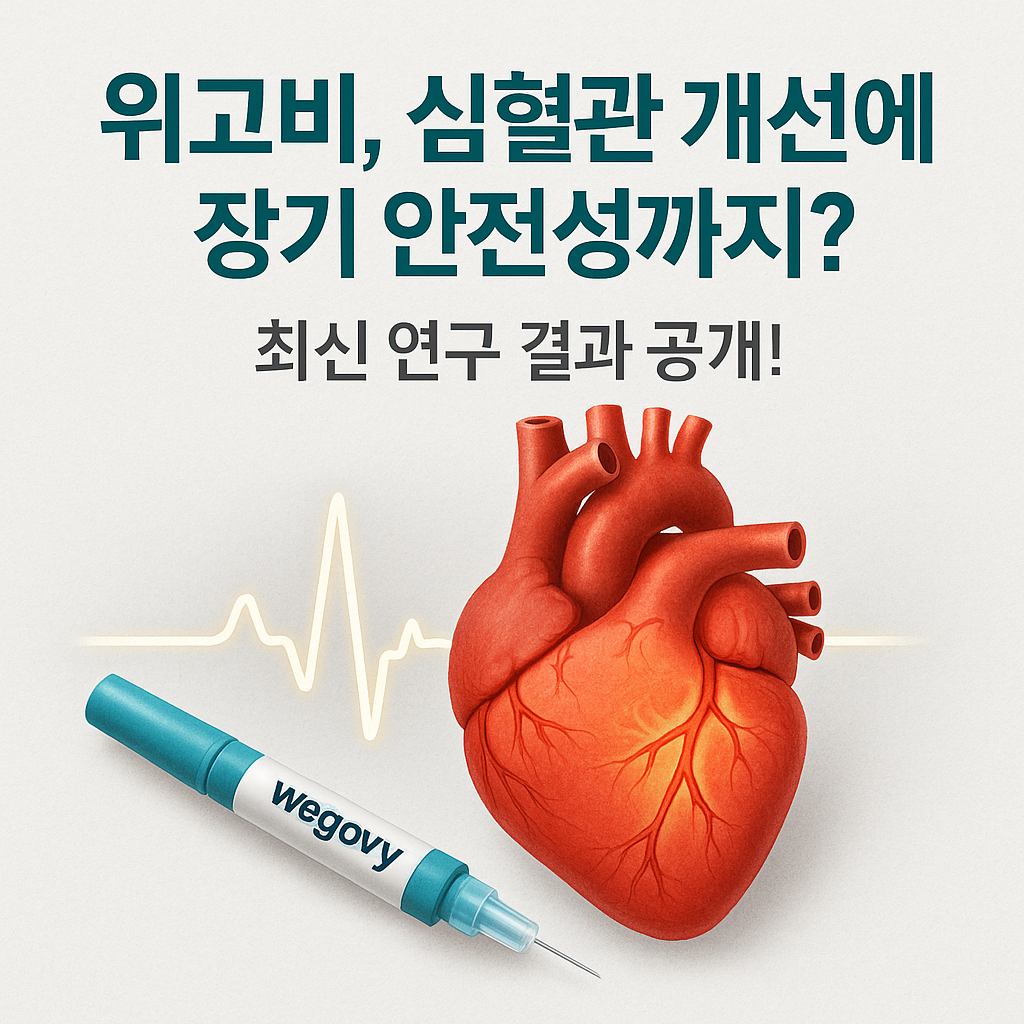위고비, 심혈관 개선에 장기 안전성까지? 최신 연구 결과 공개!
