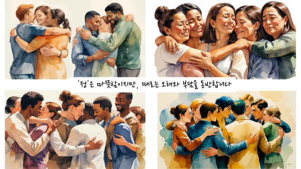 &lsquo;정&rsquo;은 따뜻함이지만, 때로는 오해와 부담을 동반합니다에 관한 그림