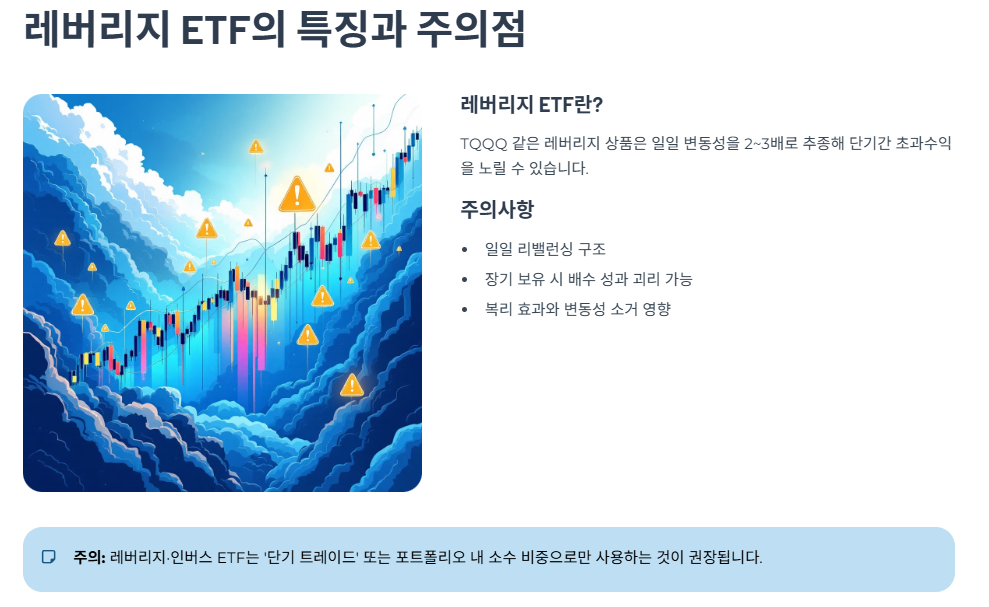 레버리지 ETF의 특징과 주의점