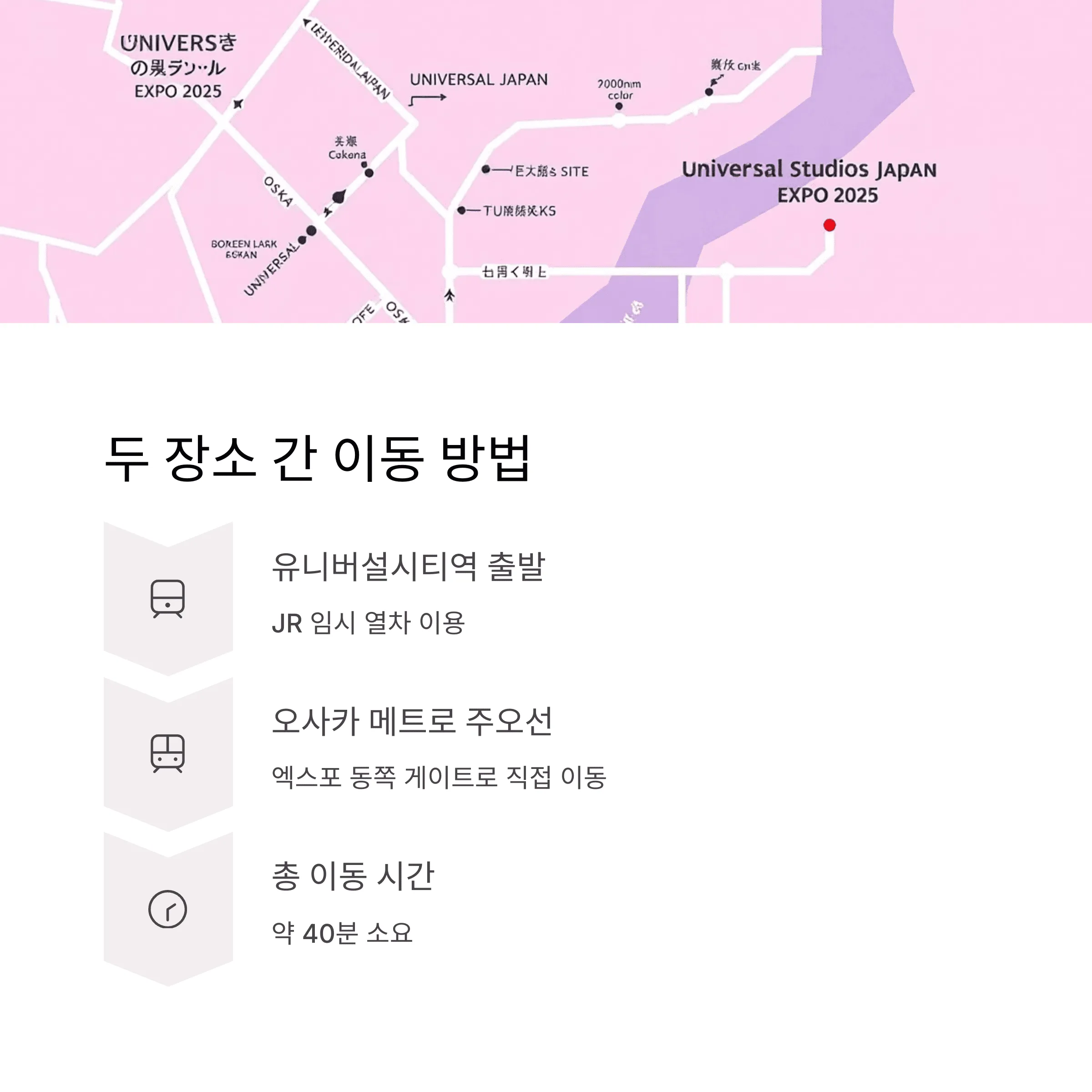 유니버설 스튜디오와 엑스포를 하루에 즐기는 방법