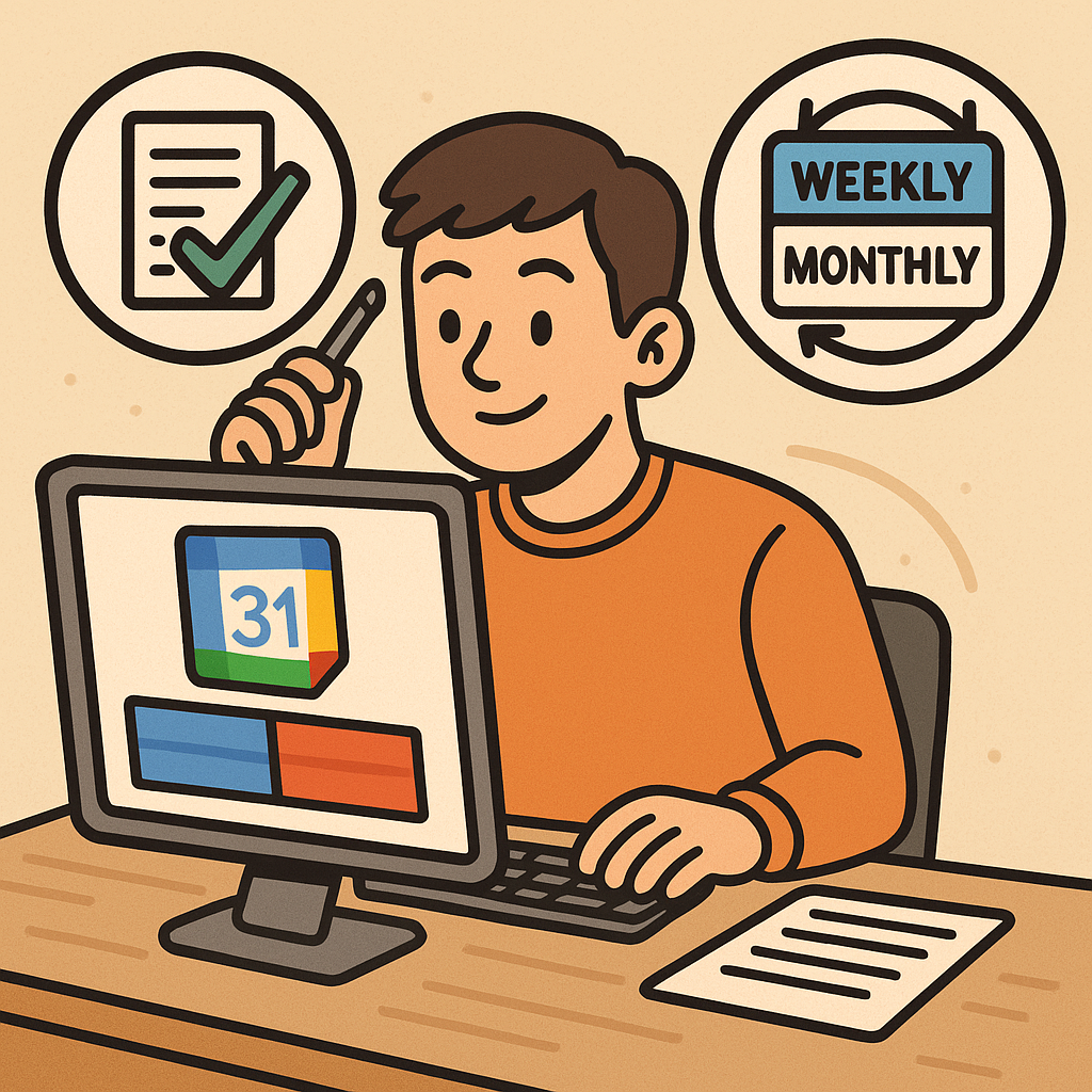 반복 일정을 스마트하게 관리하는 기술: 주간·월간 자동 등록 기능 활용법