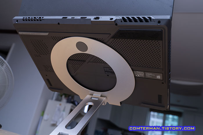 회전식 알루미늄 노트북 거치대 17인치