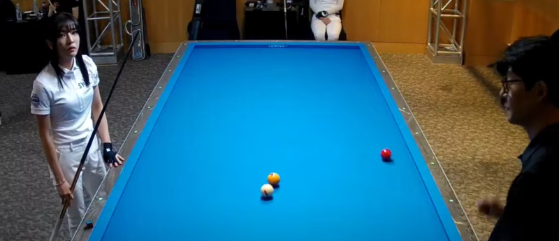 한슬기 당구선수의 경주 블루원리조트 LPBA챔피언십 예선전 3