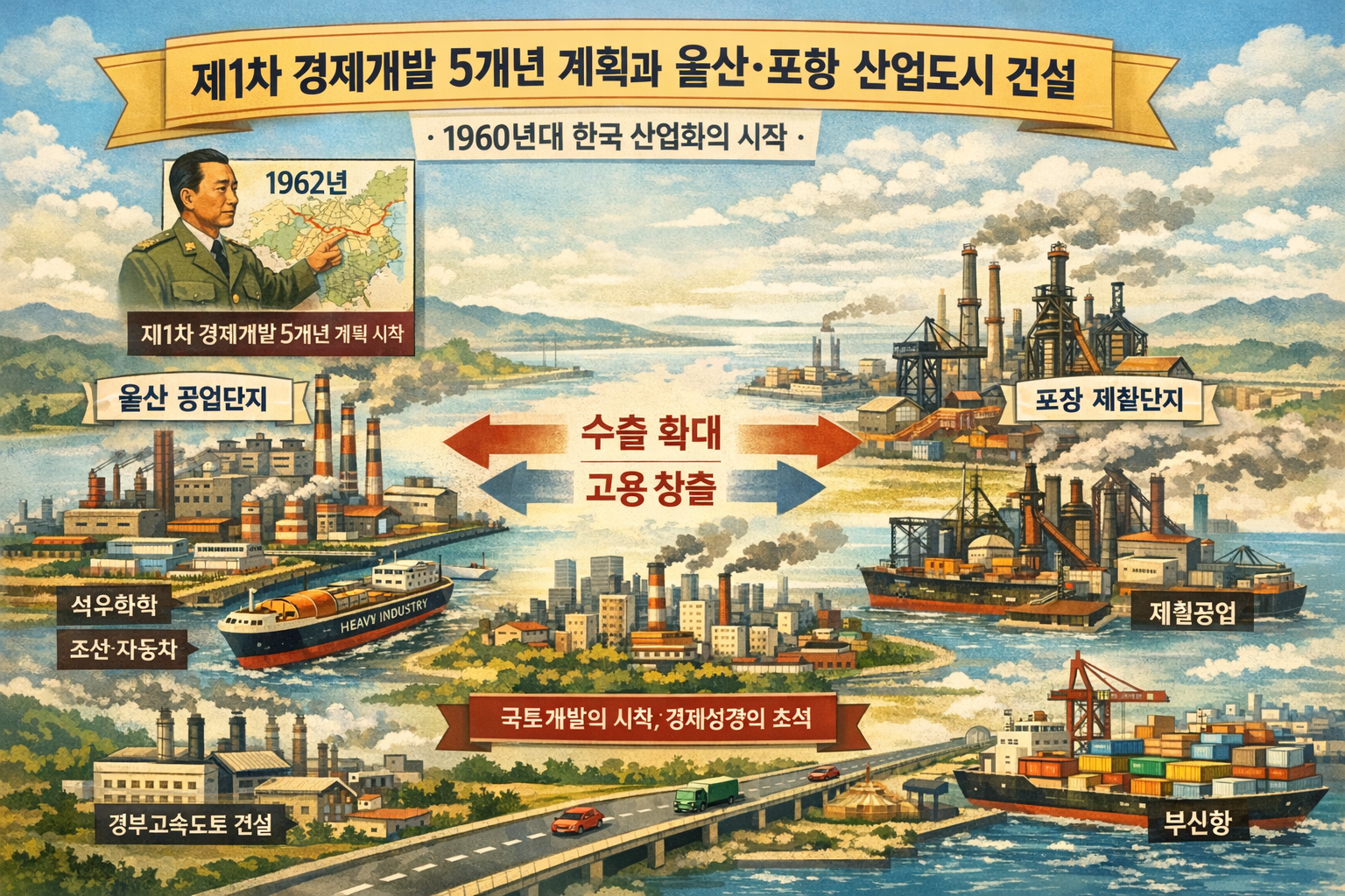 1960년대 경제개발계획과 산업도시 건설이 형성한 대한민국 초기 국토계획 구조