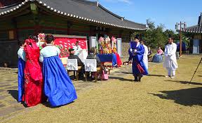 혼인지 마을 전통혼례 체험