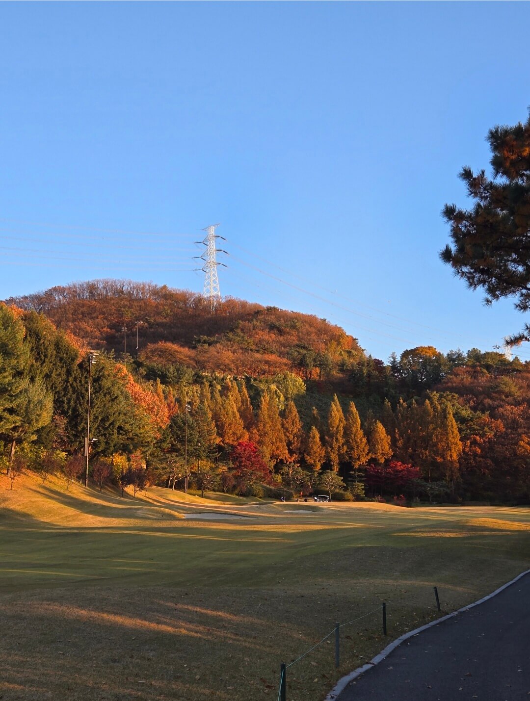 단풍이 멋진 골프장전경