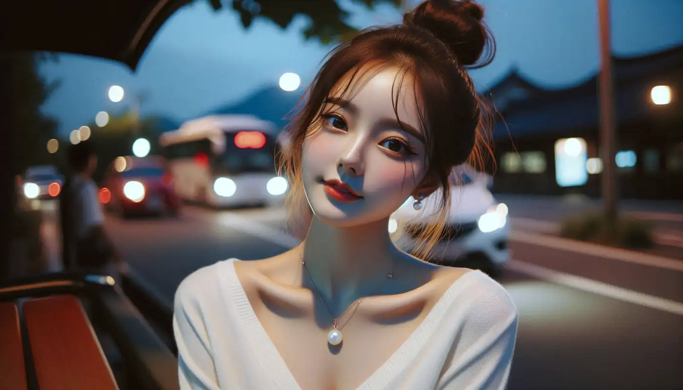 치앙마이-한달살기-교통비를-알아보고-여행하는-여성의-모습