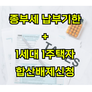 종부세-납부기한