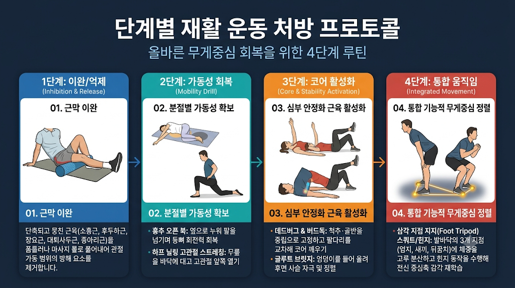 올바른 무게중심의 회복