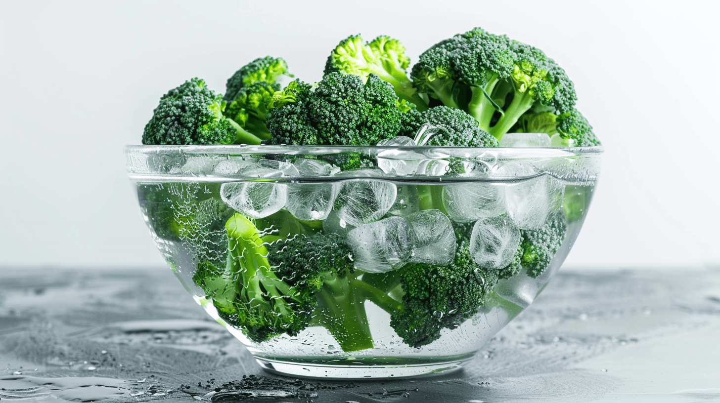 유리-그릇에-물과-함께-담긴-브로콜리