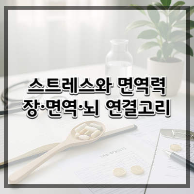 스트레스와 면역력의 관계 – 장·면역·뇌 연결고리