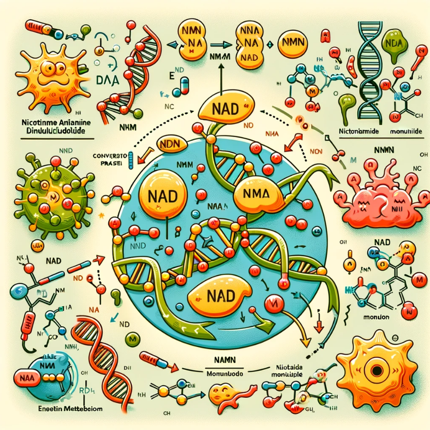 노화방지 영양제 NAD+ 효능 nmn의 관계
