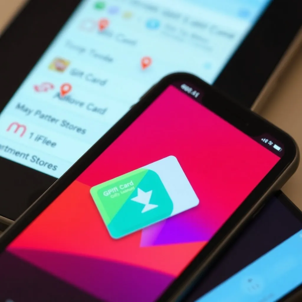 스마트폰 앱 화면에 디지털 온누리상품권이 충전되어 있는 모습을 확대하여 보여줍니다. 온누리 앱을 통해 가맹점을 찾고 사용하는 모습이 함께 나타납니다.